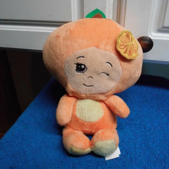 NEN Plush Orange Citrus Doll Plush Stuffed Toy 10 in Tall Fruit - Picture 1 of 2